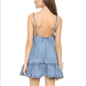 One Teaspoon Cobaine Pinkie Denim Dress Large